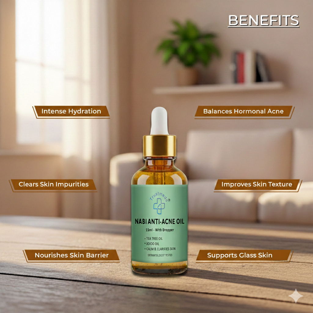 Nabhi Chikitsa Acne navel(belly button) Oil - for Pimples & Acne Marks with Dropper 15ml- view 4